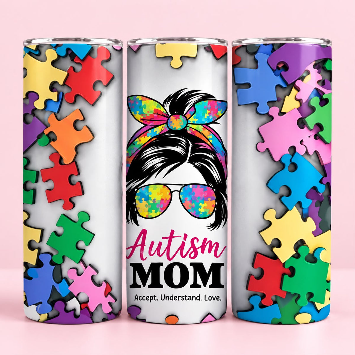 Autism Mom 20oz Tumbler