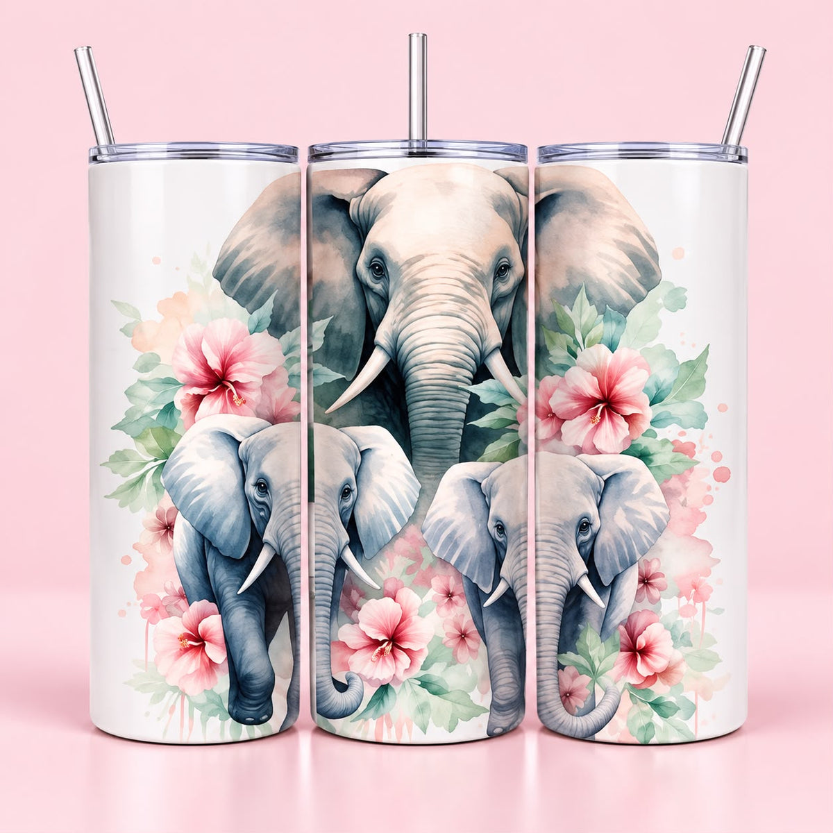 Elephant Family 20oz Tumbler