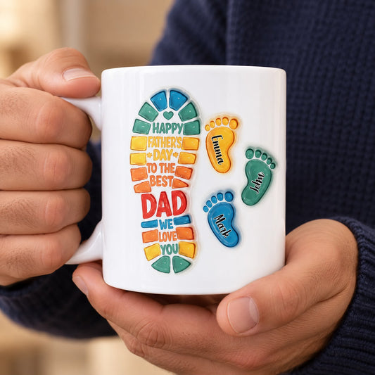Super Dad 3D Effect Mug