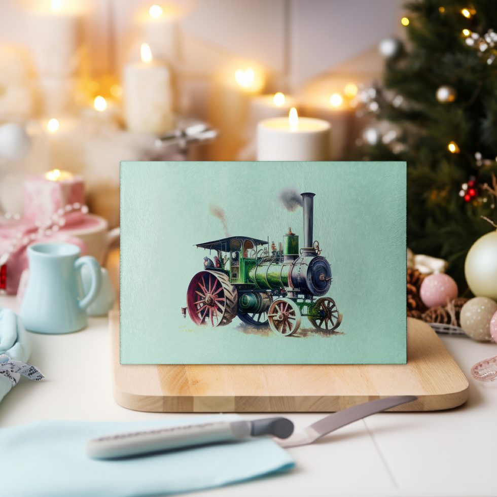 Steam Engine 4 Chopping Board