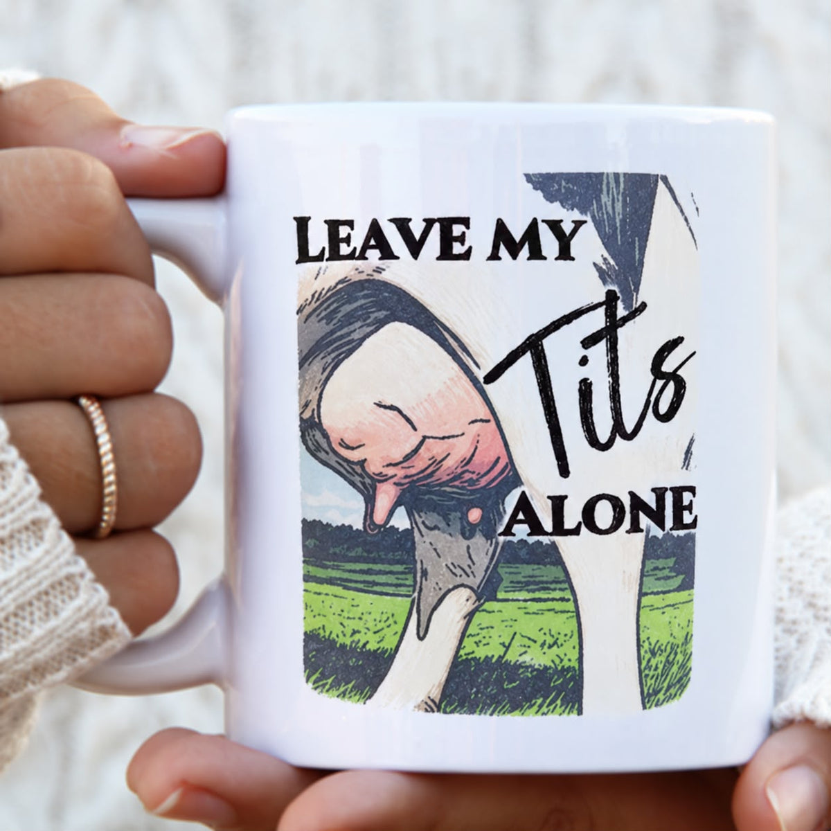 Leave my tits alone