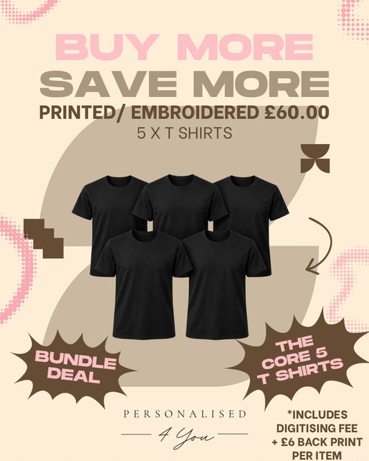 The Core 5 T Shirts