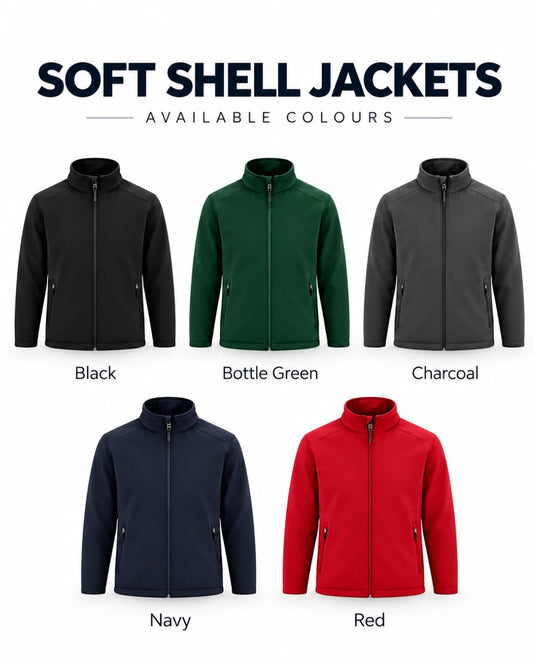 Adults Soft Shell Jacket – Embroidered