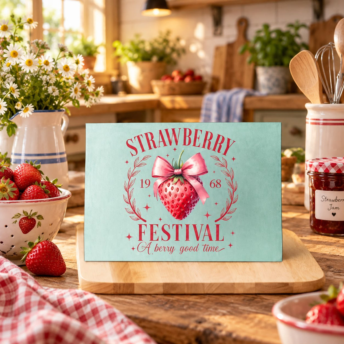 Strawberry Festival Chopping Board