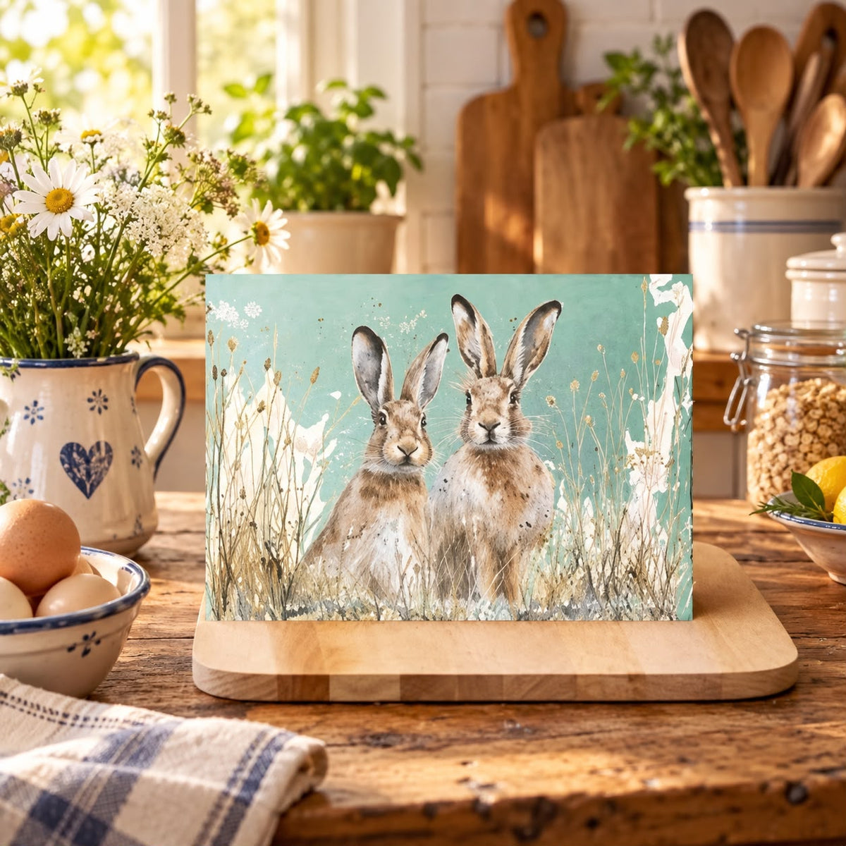 Hare 3 Chopping Board