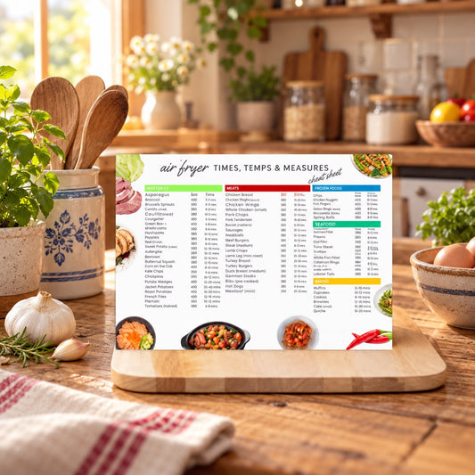 Air Fryer Temps Board