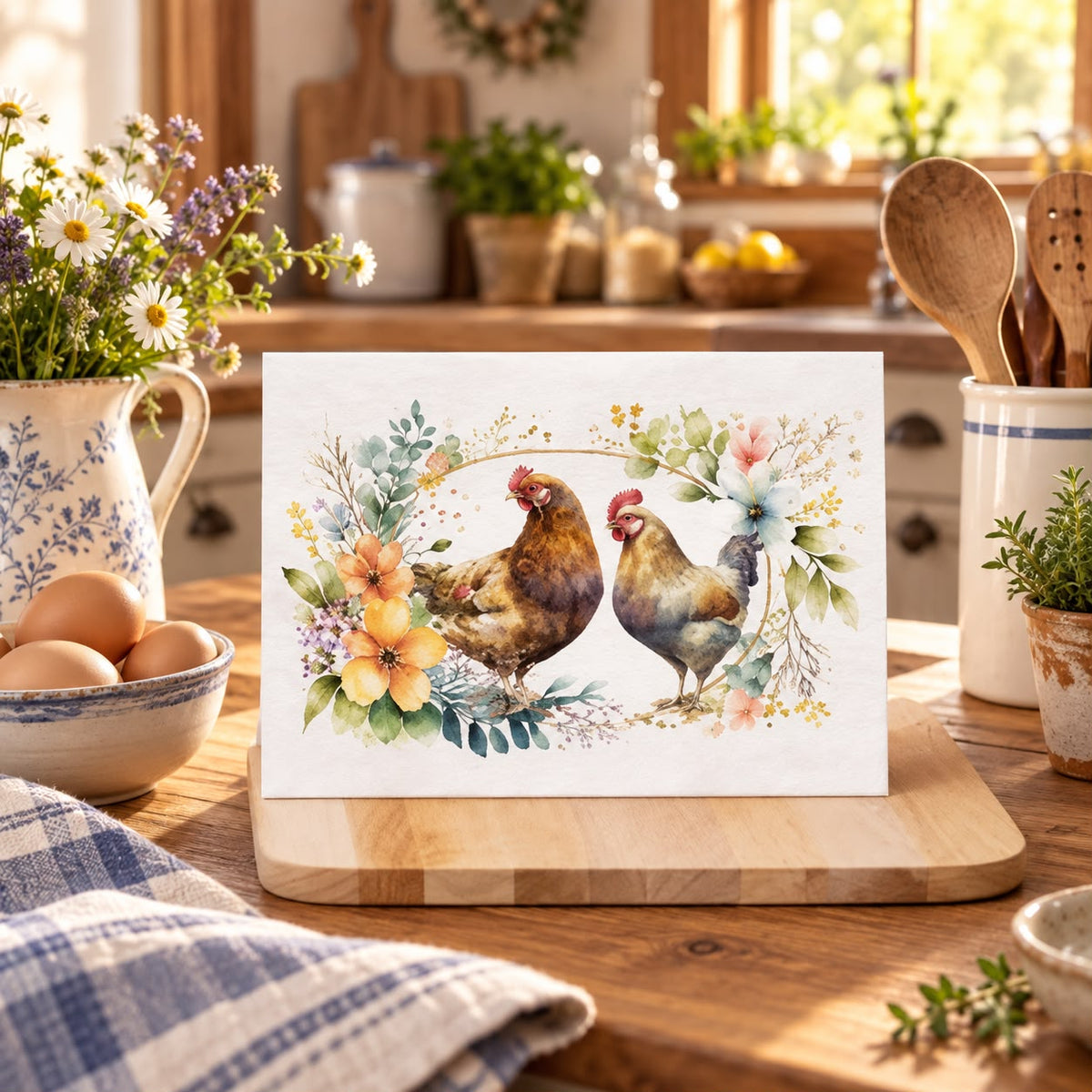 Chicken Chopping Board