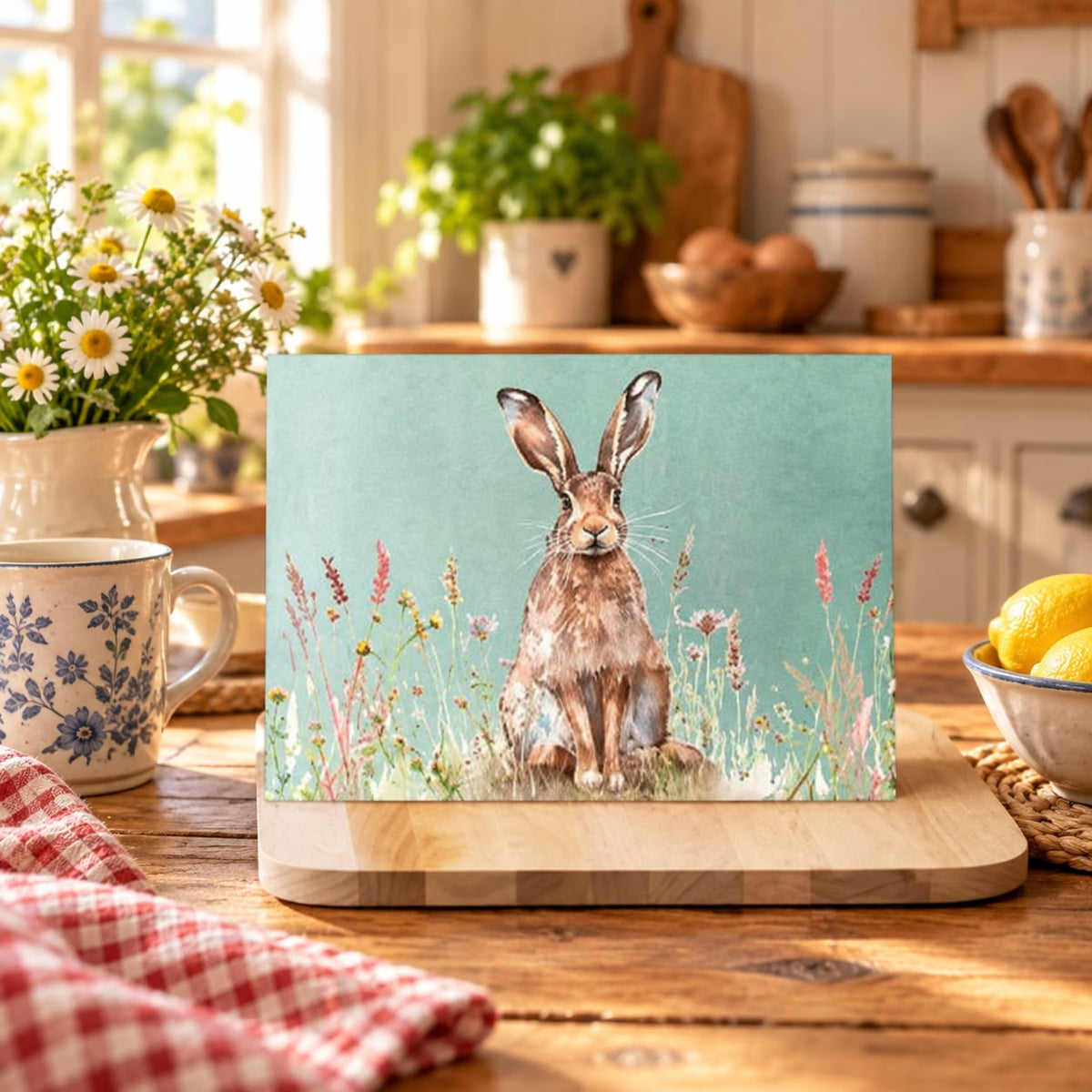 Hare 4 Chopping Board