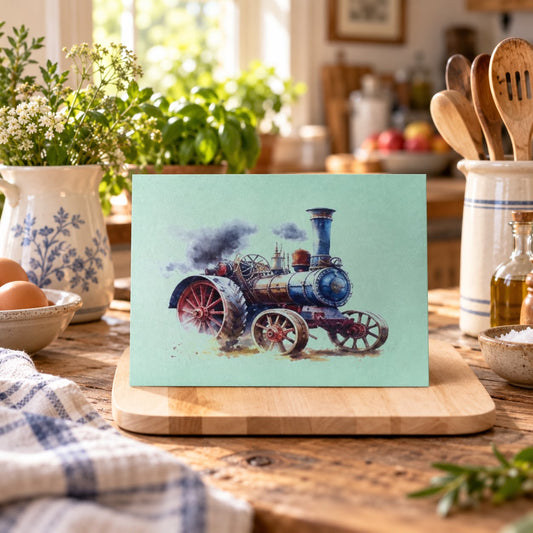Steam Engine 2 Chopping Board
