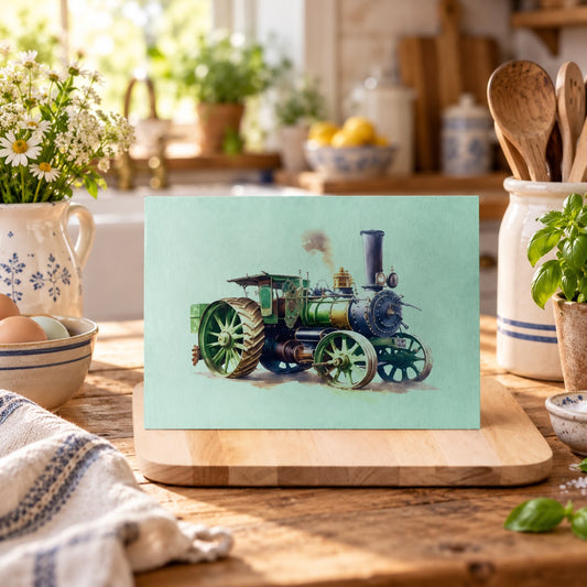 Steam Engine 1 Chopping Board