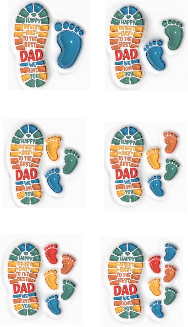 Footprint Dad Mug
