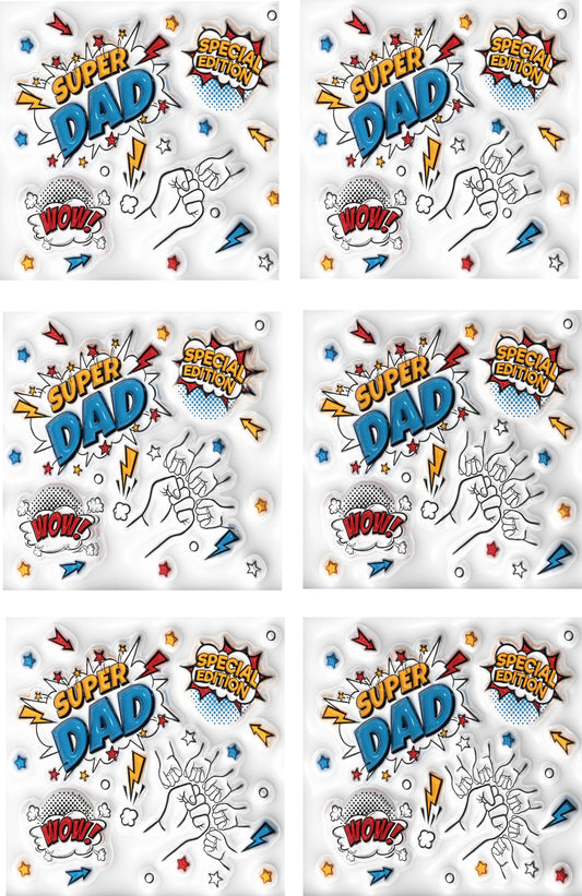 Super Dad 3D Effect Mug