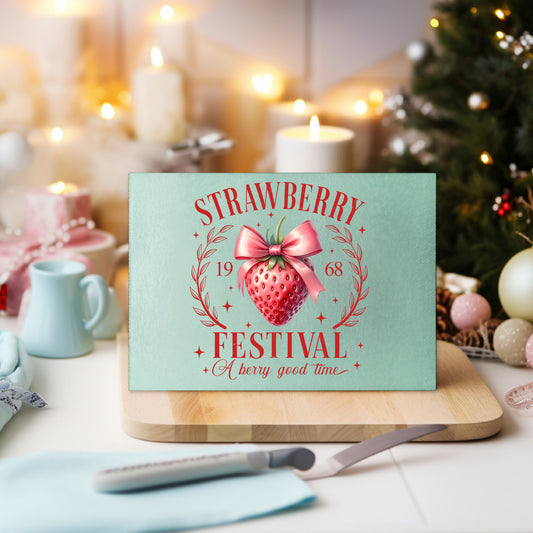 Strawberry Chopping Board